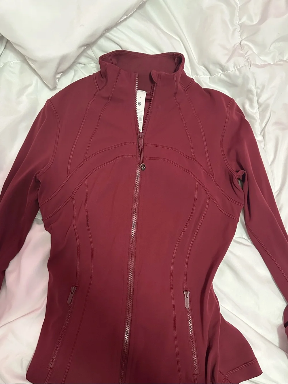 lululemon athletica Women's Deep Maroon Full-Zip Utility Jacket
